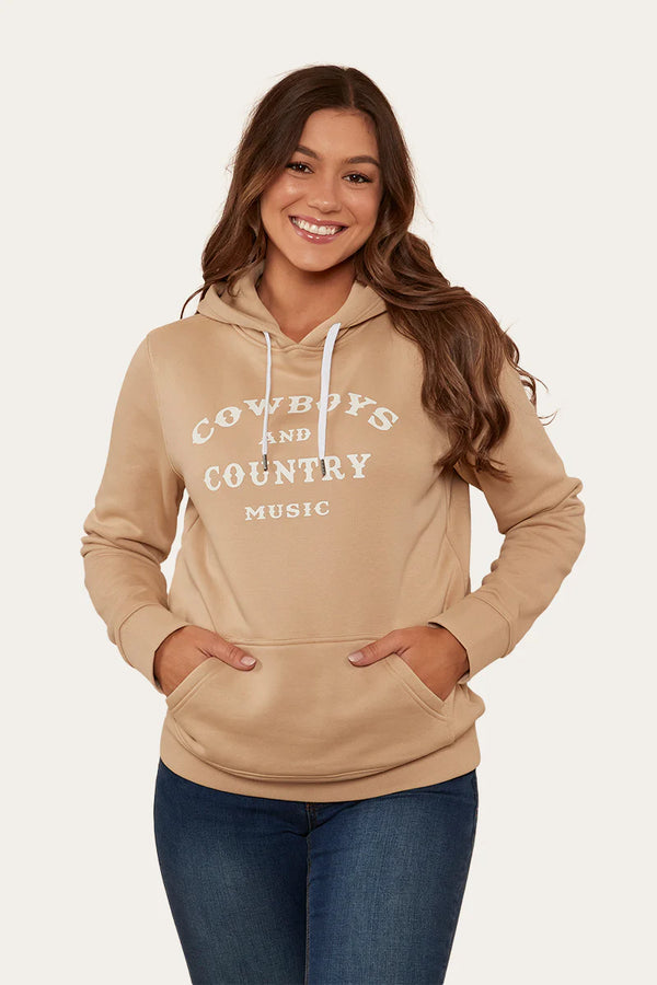 Melrose Womens Hoodie - Dark Sand