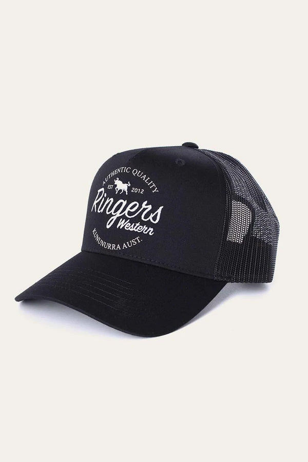 Boundary Trucker Cap - Jet Black